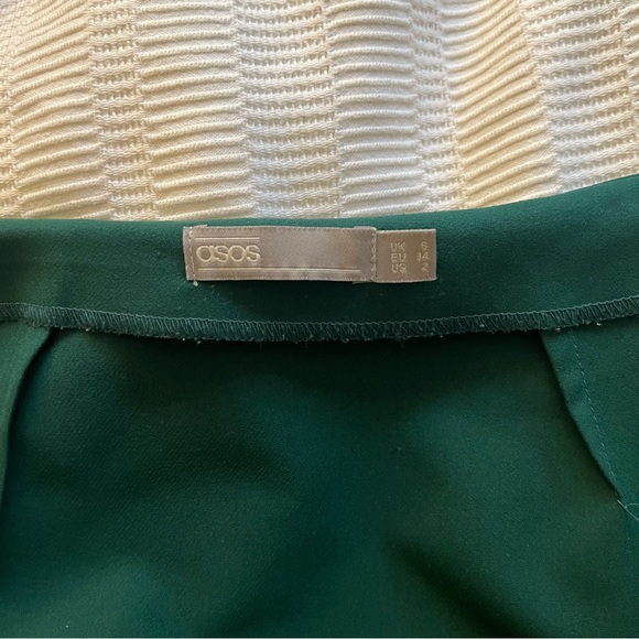 ASOS Green Wrap Skirt - Picture 6 of 7